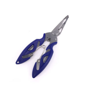 1 PC Fishing Lure Plier กรรไกรมัลติฟังก์ชั่ตัดเส้น Uncoupling ตะขอปลาเปิดขดลวดเครื่องมือตกปลากลางแจ้ง Plier
