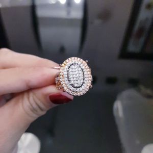 Cincin Wanita Mewah Permata Berlian XDS20