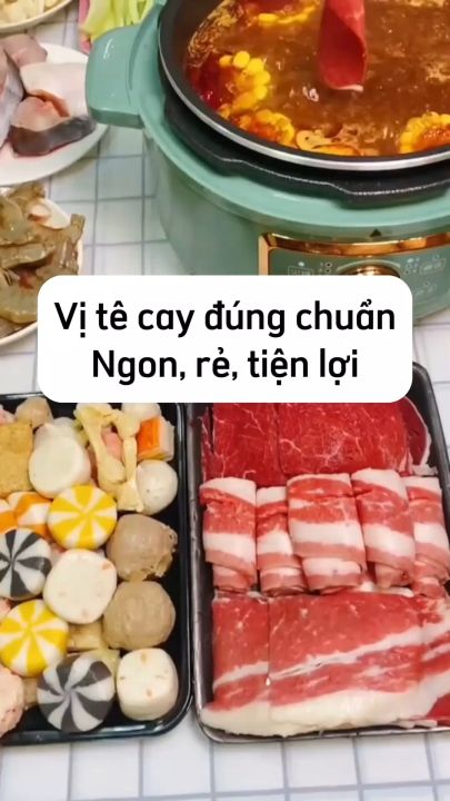 Gia vị lẩu Tứ Xuyên set 5 gói, gia vị lẩu cay Trùng Khánh thơm ngon, cho 3-5 người ăn, tặng kèm túi lọc