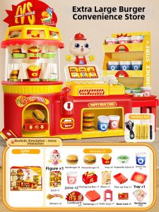 BEI JESS | Educational Pretend Play Cash Register Toy for Girls 3-6 Years