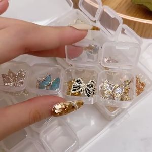 Adjustable plastic 28 & 56 Slots Jewelry Storage Box Case Craft Organizer Bead 28格56格收纳盒饰品首饰美甲工具