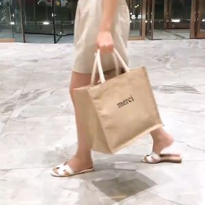 Túi cói Merci đi du lịch loại 1 túi tolót dày dặn túi đựng đồ đi du lịch túi đi biển