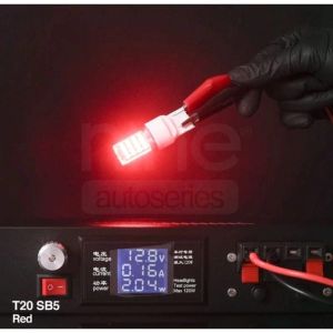 LUXIMOS LED LAMPU STOP REM S25/T20 SB5 KEDIP/FLASH SUPER TERANG UNTUK MOTOR MOBIL ORIGINAL NINE