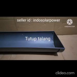 Tutup MASPION 8" 8 in inch inci talang air pvc atap rumah genting genteng hujan gutter cap caps aksesoris