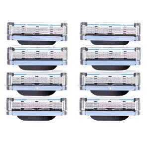 8-48Pcs Shaver Cutting Head for MACH 3 for Men Stainless Steel Blade Sharp Changeable Shaver Head Accessories Gifts 3 Layer