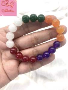 Mixed Stone and Jade for Abundance & Healing Stone Bracelet