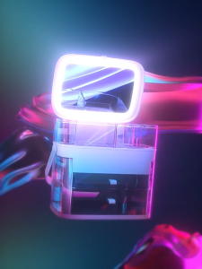 (SG Seller)All-in-one portable makeup case with LED light dustproof cosmetics organizer for home use featuring a mirror skincare storage jewelry holder and vanity table top accessory