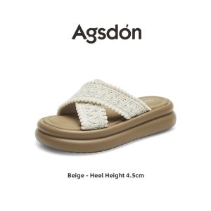 Agsdon | Thick Sole Casual French Slippers