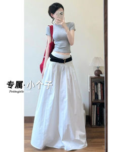 Váy Chữ a Cạp Cao Xếp Ly Mini Cho Nữ Mùa Hè Cao Cấp Váy Chữ a Cỡ Lớn Váy Chữ a Cotton Thoải Mái