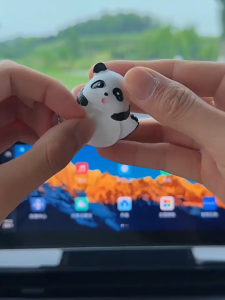 OFM-C1301 Ornamen Miniatur 6 Motif Hewan Lucu Pajangan Hiasan Dashboard Laptop HP / Miniatur Lucu