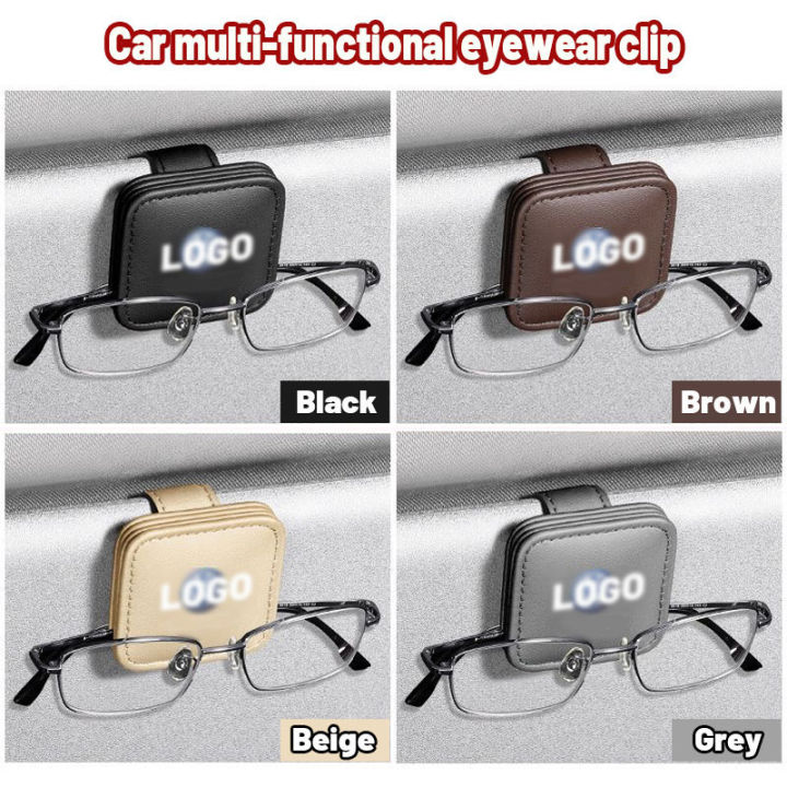 High quality Car Eyeglass Holder Glasses Sunglasses Storage Clip sun ...
