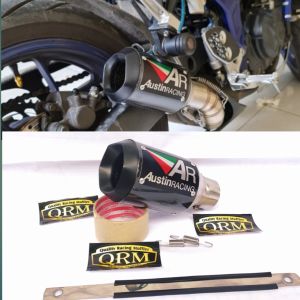 Knalpot Austin Racing GP 1R Carbon inlet 51mm