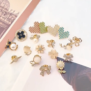 Bros Pin Hijab Aksesoris Fashion Wanita Motif Elegan / Pin Baju Kecil Korean Serbaguna CF C1037