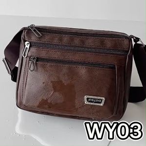 Tas Selempang  pria Batam Slingbag Kulit Fashion WY03