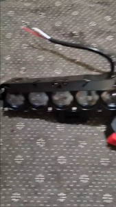 Paket saklar + Lampu Tembak Laser 2 warna devil ice blue Led Foglamp SQL 5 Mata 2 Warna lampu tembak Laser Gun Putih Kuning 2 Warna Waterproof body besi