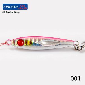 Mồi Câu Kim Loại HuntHouse 40mm 7g Micro Jig Thả Chậm Có Mắt 3D Dành Cho Cá Aji Câu Biển Sông Hồ Câu Đá.