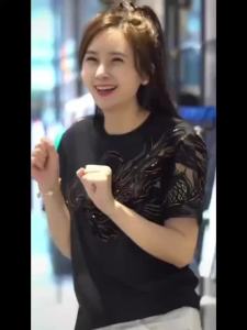 COD  Baju Corak Gambar Berbentuk Naga Musim Panas Baru a Cina Fesyen Nasional Selendang Naga Lengan Pendek Ramping T Baju Lelaki Kacak  CNN