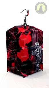 SEMPATI Krodong Sangkar Kotak No 1 Bahan Jersey Premium Fullprint Design Motif Tentara Kerodong Krodong Sangkar Kandang Burung Kacer Cucak Kenari Cover Penutup Sangkar Kotak Mode Jemur