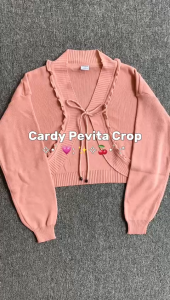 Zavora OOTD Pevita Crop Cardy 4in Oneset Remaja Kekinian ( Bella Square + Manset + Cardy + Celana Curbray ) Setelan ala Korean Style Simple - SET AB480