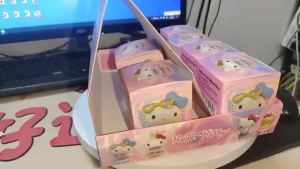 Sanrio | Kawaii Hello Kitty Crown Blind Box Sanrio Mini Kitty Collectible Figure Cute Desk Decor Great Birthday Gift for Kids & Fans