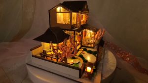 Exquisite toy house Japanese mini house decoration