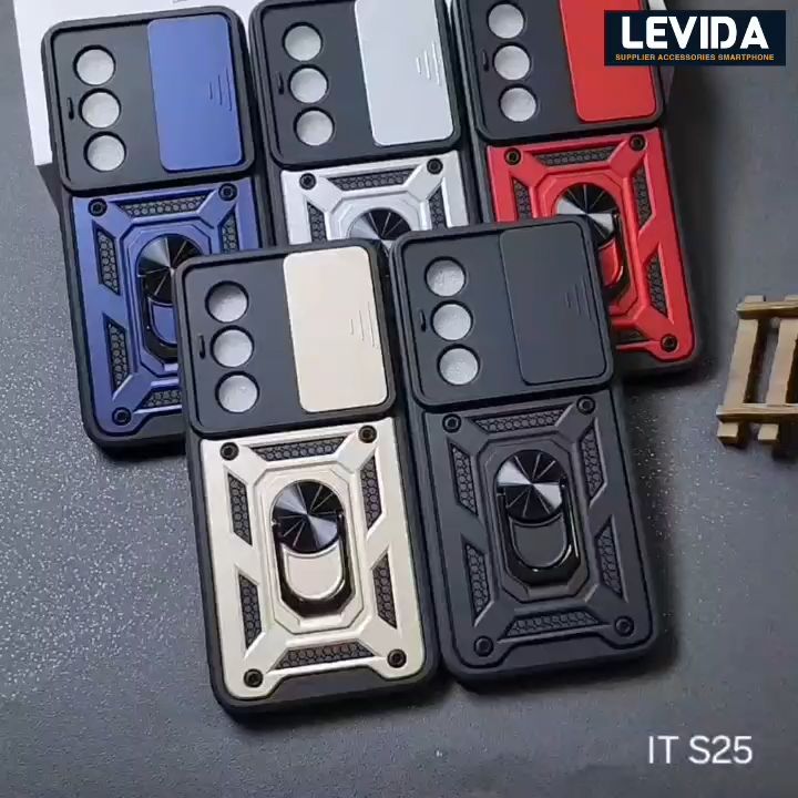 Itel S25 Itel S25 Ultra Case Robot Slide Ring Kamera Case Slide Kamera Protect Itel S25 Itel S25 Ultra