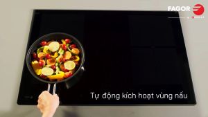 Bếp từ FAGOR 4 vùng nấu IF-ZONE74BS 2 vùng kết hợp nhập khẩu ba lan bảo hành 1 năm tại nhà
