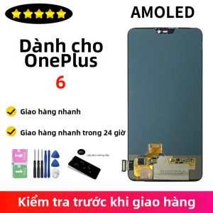 6.28 ”AMOLED Màn Hình LCD Hiển Thị Bộ Số Hóa Cảm Ứng Cho OnePlus 6 A6000 A6003 Điện Thoại Di Động Linh Kiện Thay Thế