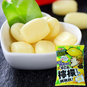 Nobel Super Acid Lemon Flavor Hard Candy Japanese Imported Snacks 83g Bag Home Use Traditional Candy Fruit Candy