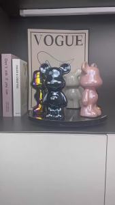 Luxury Trendy Bear Ceramic Decorative Item