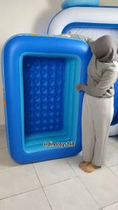 *FREE POMPA LISTRIK* DINOTOYS PLAYGROUND KOLAM RENANG JUMBO ANAK MURAH FREE POMPA LISTRIK INFLATABLE POOL KOLAM TIUP 2 DAN 3 RING LAPISAN BERBAHAN TEBAL DASAR GELEMBUNG MULTIFUNGSI BISA UNTUK MANDI BOLA USIA ANAK 1-8 TAHUN INTEX BESTWAY MAINAN ANAK