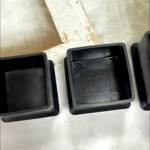 Rubber Footings Square/Rectangular Tubular End Cap Floor Protector for Chair Table Furnitures PREMIER HARDWARE
