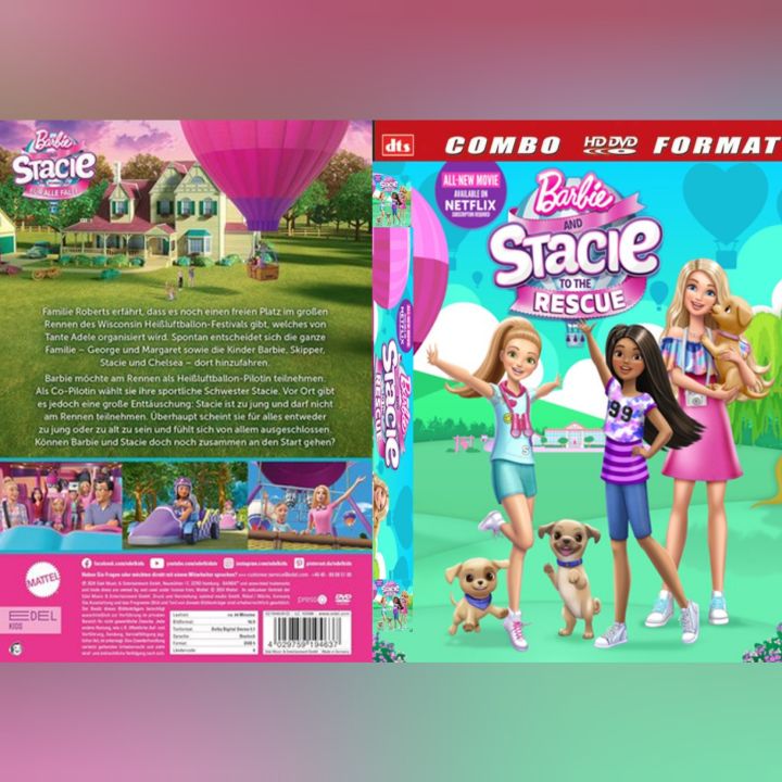 Dvd Film Barbie The Stice of rescue (2024) Dvd Film Animasi Untuk