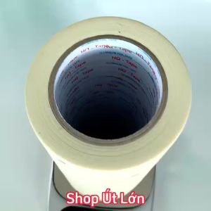 Băng keo giấy màu trắng rộng 1.2cm dài 50 mét lõi giấy 3mm 1 cây 24 cuộn giá tại xưởng