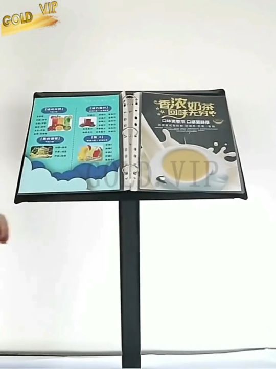 What Is Menu Rack Menu rack Presentation stand Menu rack Landing billboard advertisement ...