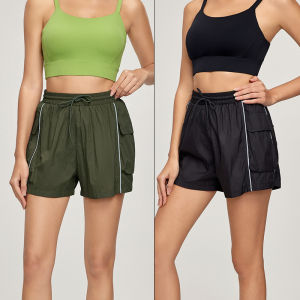 Miiow | Lightweight Breathable Womens Sport Shorts Summer 2025 New Style Outdoor Running Casual Three-quarter Length Quick Dry Fitness Pants
