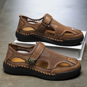 SHIYAN | Breathable Mens Loafer Sandals Hollow Toed