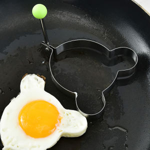 Khuôn rán trứng ốp la bánh với 5 họa tiết tùy chọn - LAZYL