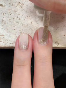 Two-Moons Creamy Core Cake Summer Gentle Transparent Nail Art Flash Dry Quick New Model Nail Polish Nude Shiny Fast Drying