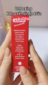 Kem đánh răng y tế Ajona 25ml – Giảm hôi miệng chống cao răng hàng Đức (Combo)