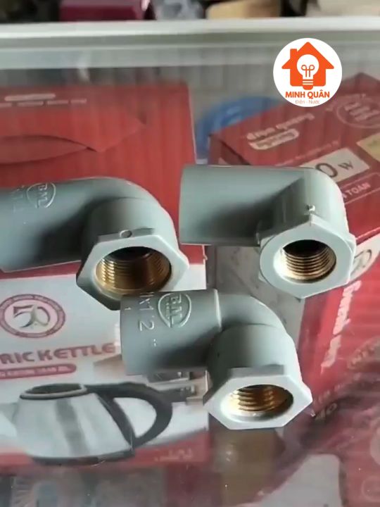 Co răng trong, co ren trong đồng thau ống nhựa PVC phi 21, 21/27, 27mm ...