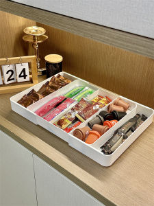 Expandable Kitchen Storage Box Cosmetic Brush Lipstick Chopsticks Spoon Utensil Organizer Multi-Function Separator Miscellaneous Items Storage Box