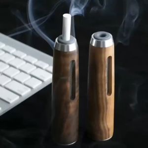 Asbak Rokok Portable Motif Kayu