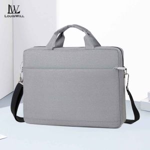 LouisWill Laptop Bag 15.6 Inch Thickened  Bags Digital Storage Bag Accessories Computer Crossbody Bag Travel Single Shoulder Bag