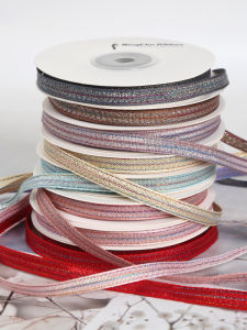 Ruy Băng Dệt Nhiều Màu Vàng Onion DIY Ruy Băng Lụa Thủ Công Hộp Quà Tặng Thắt Nút Bướm Bó Hoa Bao Bì Nướng Trang Trí Ruy Băng