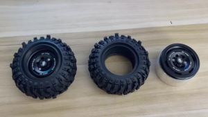 4 Lốp Xe Crawler 1.9 Inch Đường Kính Ngoài 88mm Chất Liệu Cao Su Dành Cho Xe Crawler Tỷ Lệ 1/12 MJX Hyper Go H12Y+ Axial SCX10 D90 Tamiya CC01 - Phụ Kiện Xe RC