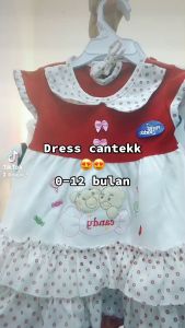 BAYIe - Baju Dress Perempuan Anak motif Candy 2 Bear PLANET KIDS Pakaian anak Cewek