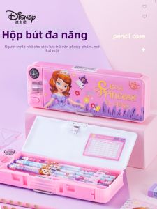 Disney | Vỏ Bút Nhựa Đa Năng Dung Lượng Lớn Dễ Thương