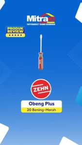 Zehn Obeng Plus 20 15 Cm Bening-Merah