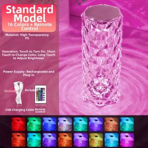 LAISILIMANWEI | Minimalist Style Rechargeable Ambient Light Gentle Light Non Glaring With Music Function
